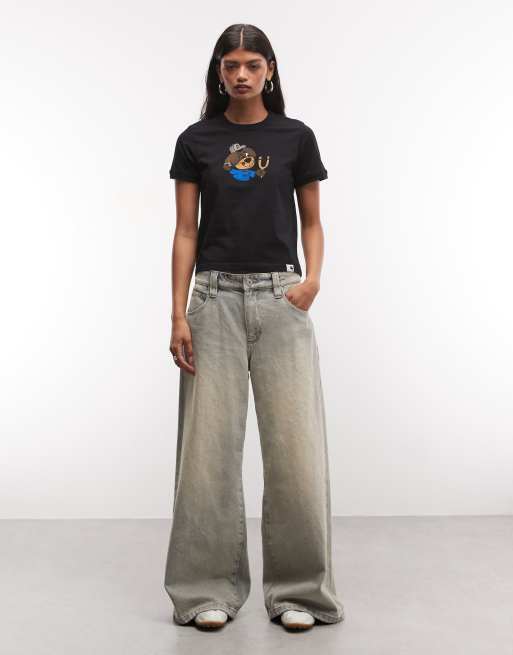 Carhartt WIP Slingshot T-shirt in zwart, 2 van 4