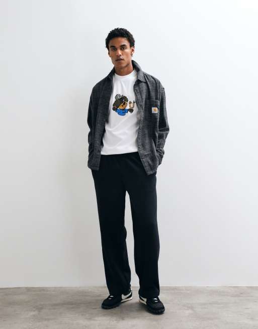 Carhartt WIP Slingshot T-shirt med frontprint i hvid, 2 af 5