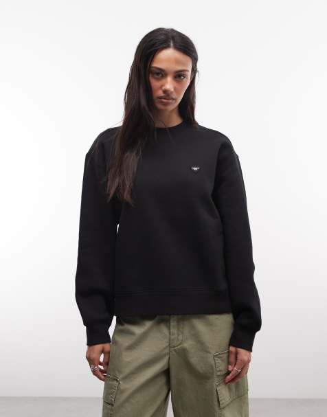 Carhartt WIP Small Heart Patch sweatshirt in black - view 1