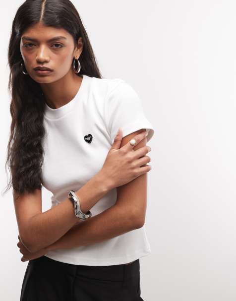 Carhartt WIP Small Heart Patch t-shirt in white - view 1