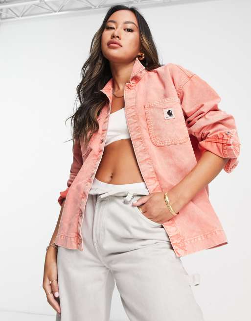 Carhartt WIP – Sonora – Korallrosa skjortjacka
