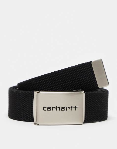 Carhartt WIP - Sort bælte med klips - view 1
