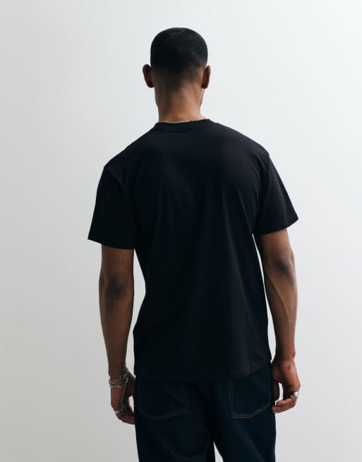 Carhartt WIP - Sort T-shirt med frømotiv, 4 af 5