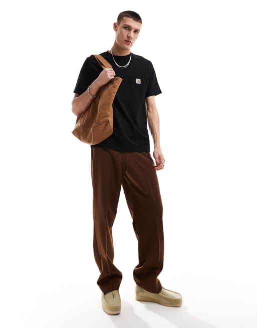 Carhartt WIP - Sort t-shirt med lommer, 3 af 4