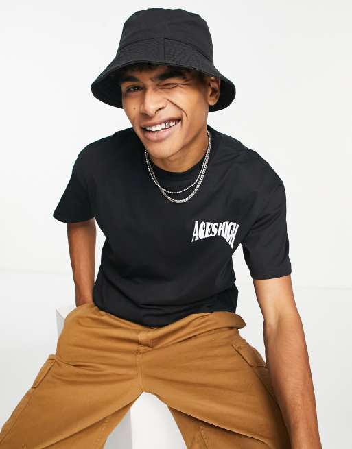 Carhartt WIP - Sort t-shirt med testlogo