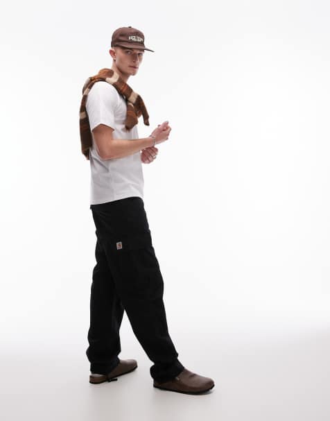 Carhartt WIP - Sorte cargobukser i regular fit - view 1