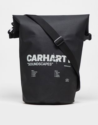 Carhartt WIP soundscapes dry bag in black
