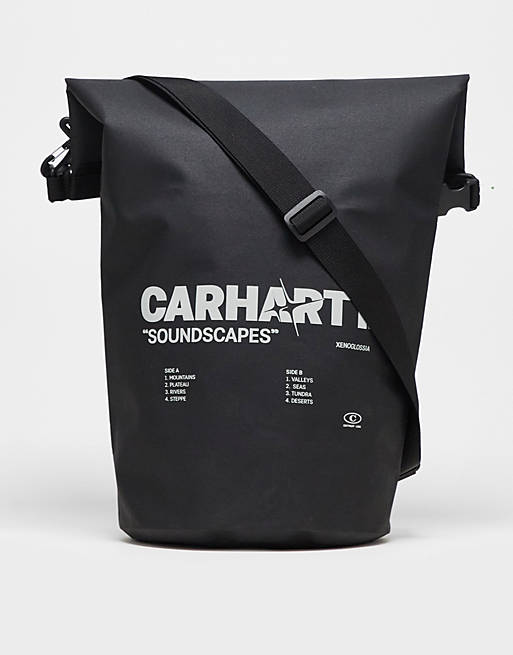 asos.com | Carhartt WIP soundscapes dry bag in black