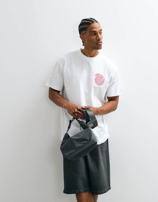 Carhartt WIP - Spirals - T-shirt bianca con stampa sul retro, 5 di 7