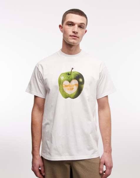 Carhartt WIP – Spoiled Apple – Biały T-shirt z nadrukiem - view 1