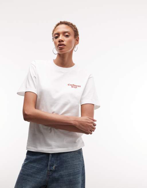 Carhartt WIP – Spoiled Apple – T-Shirt in Weiß, 3 von 4