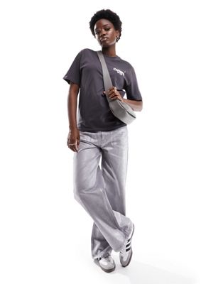 Carhartt WIP spree t-shirt in dark grey - ASOS Price Checker