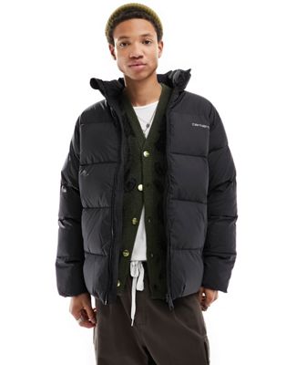 Carhartt WIP springfield puffer jacket in black - ASOS Price Checker