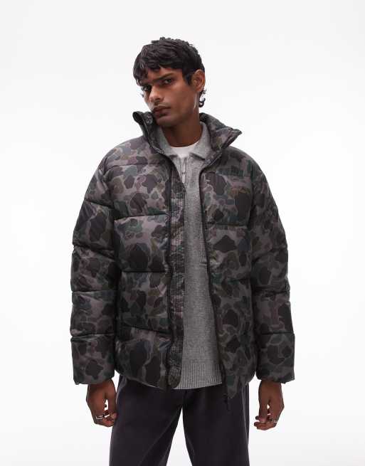 Carhartt WIP – Springfield – Szara zapinana na zamek kurtka pikowana