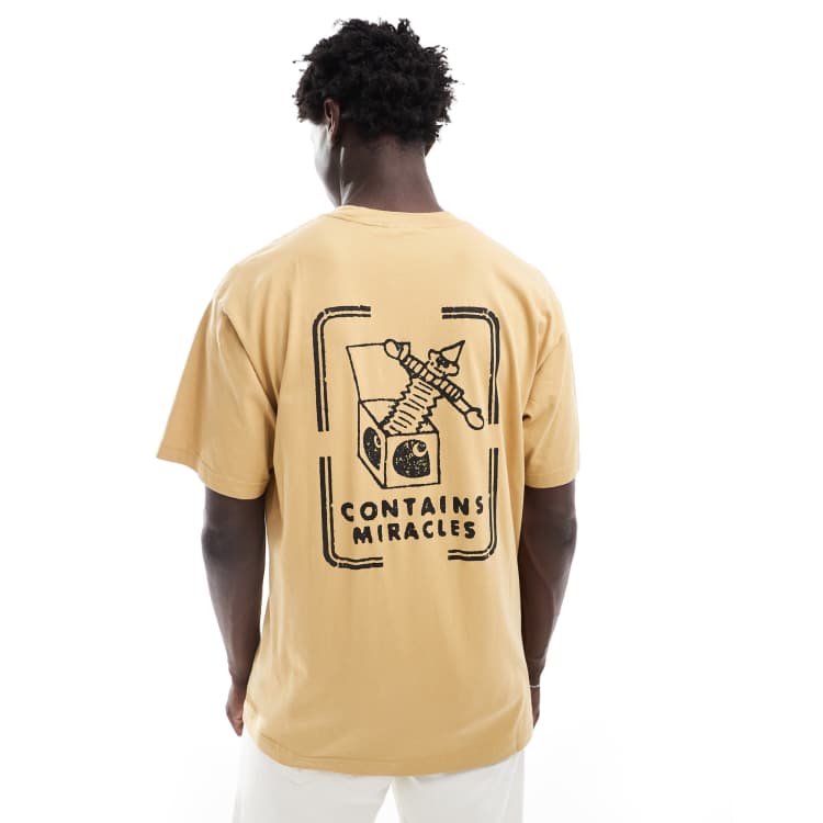 Carhartt WIP stamp contains magic graphic t-shirt in sand | ASOS