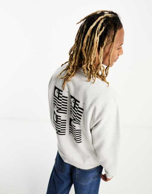 Carhartt WIP - Stamp State - Sweatshirt in grijs