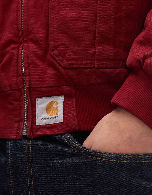 Carhartt WIP - Stanton - Jack in rood, 5 van 5