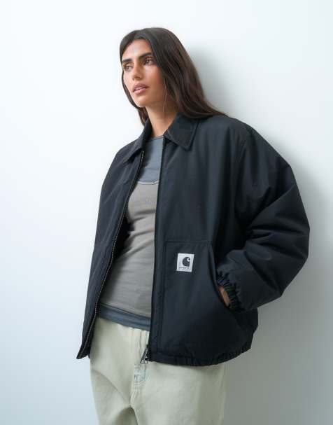Carhartt WIP Stanwood bubble hem jacket in black - view 1
