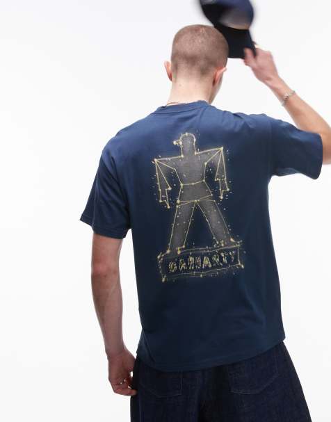 Carhartt WIP stargazer graphic t-shirt in dusky blue - view 1