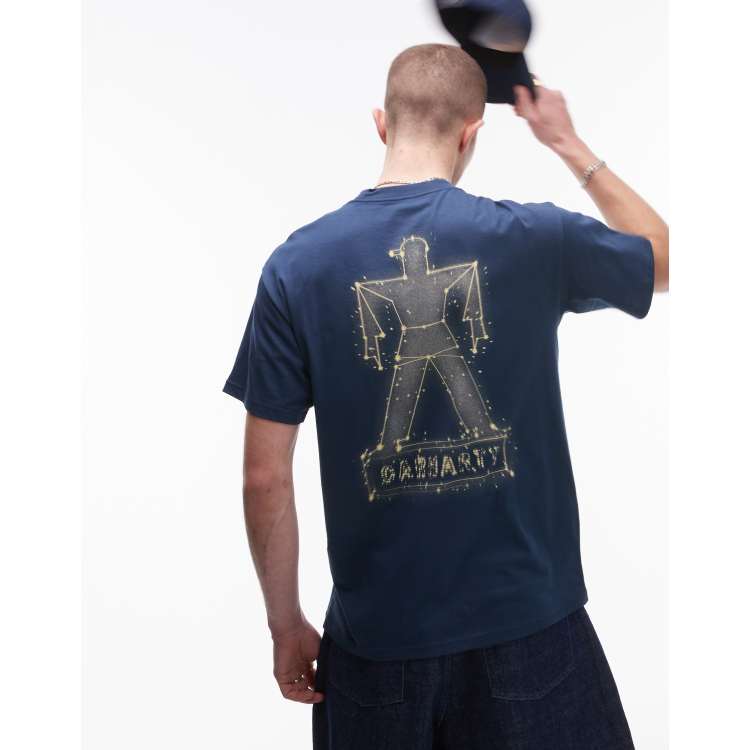 Carhartt WIP stargazer graphic t-shirt in dusky blue | ASOS