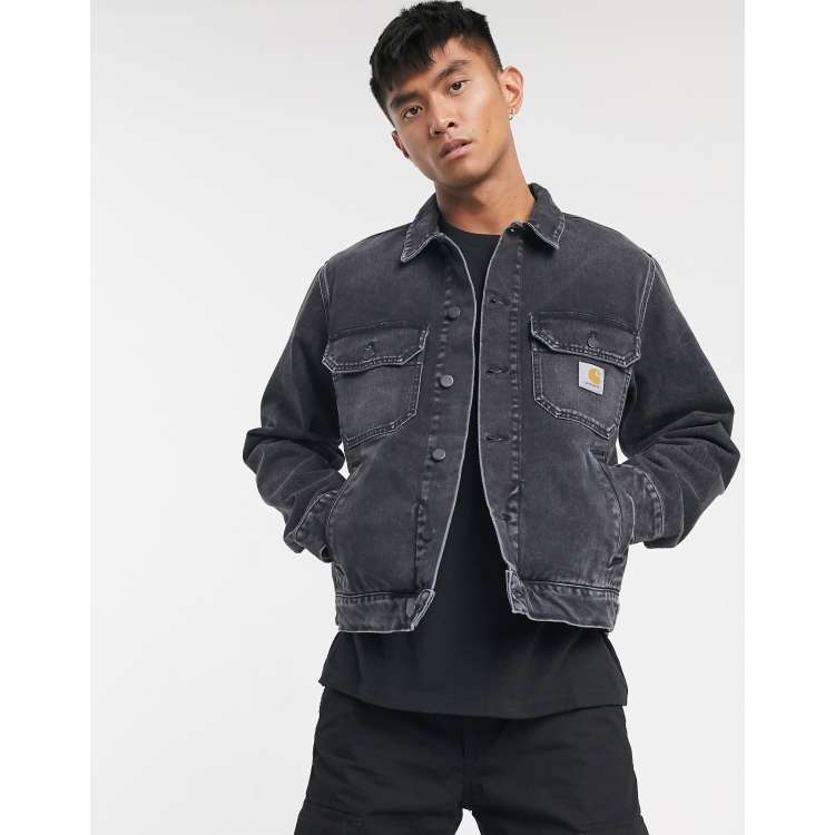 Carhartt black hotsell jean jacket