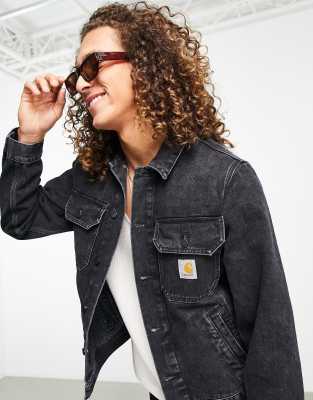 black carhartt jean jacket