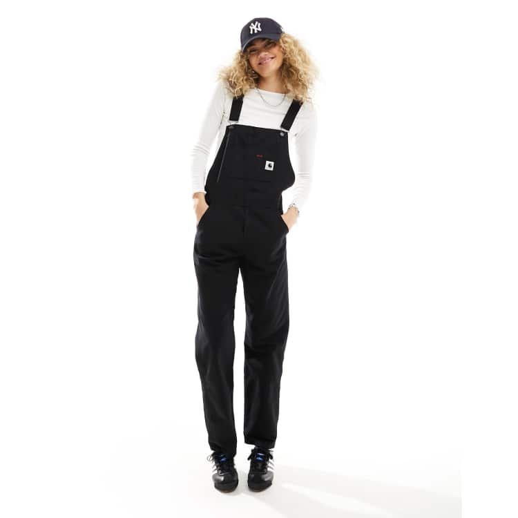 Black carhartt hot sale dungarees