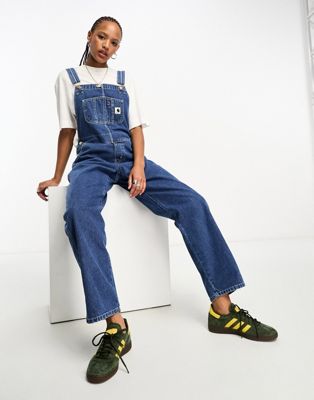 Carhartt WIP straight dungarees in blue wash Sale