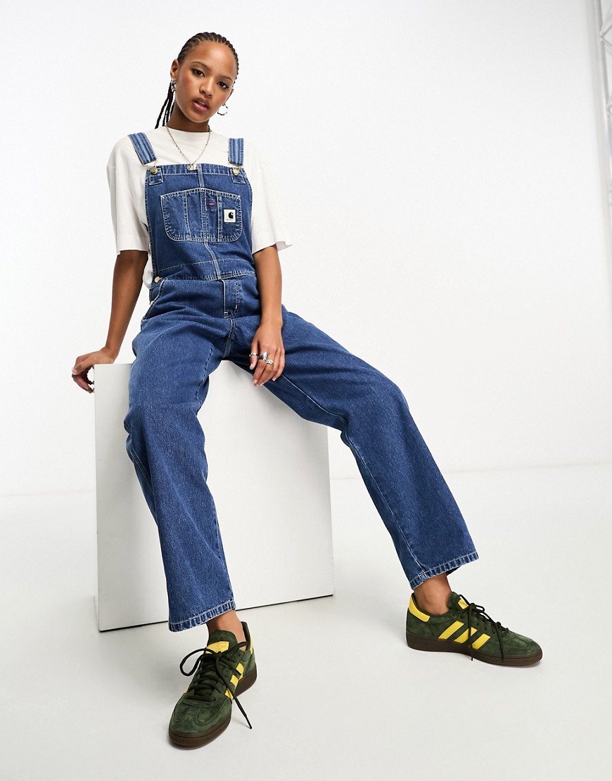 Carhartt WIP straight dungarees in blue wash