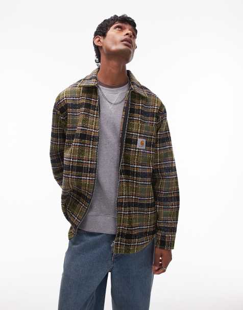 Carhartt WIP stroy checked shirt in multi brown - view 1