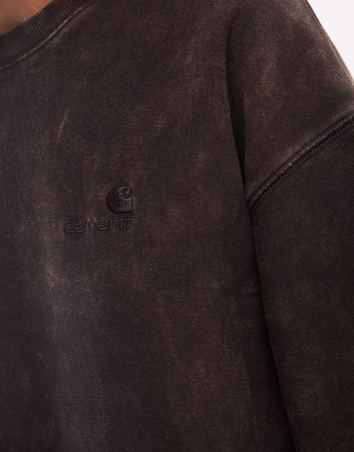 Carhartt WIP - sudadera Lambert en marrón lavado, 4 de 4