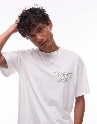 sunflower graphic t-shirt in white