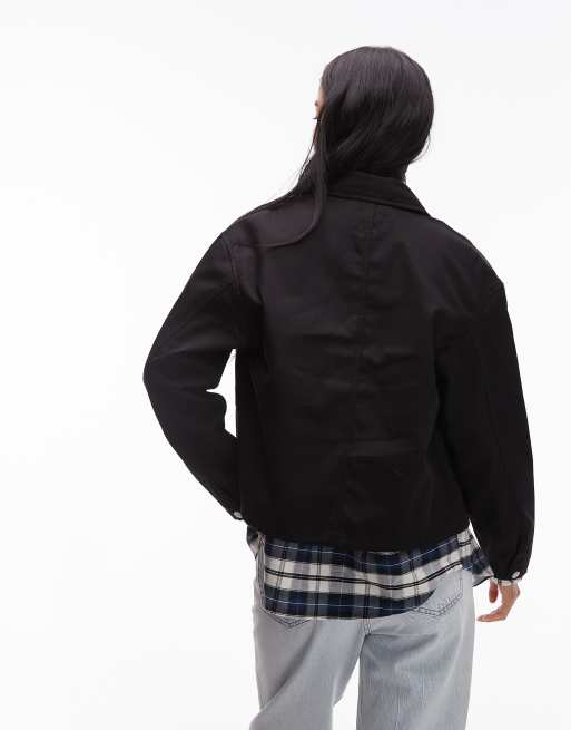 Carhartt WIP – Svart, enkel skjortjacka, 4 av 4