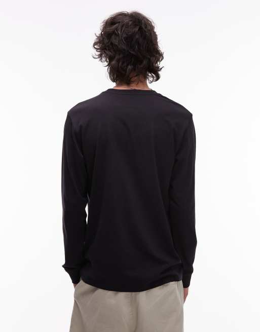 Carhartt WIP – Svart, långärmad t-shirt med ficka, 3 av 5