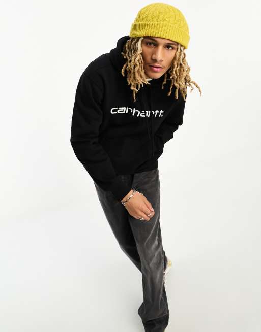 Carhartt best sale hoodie svart