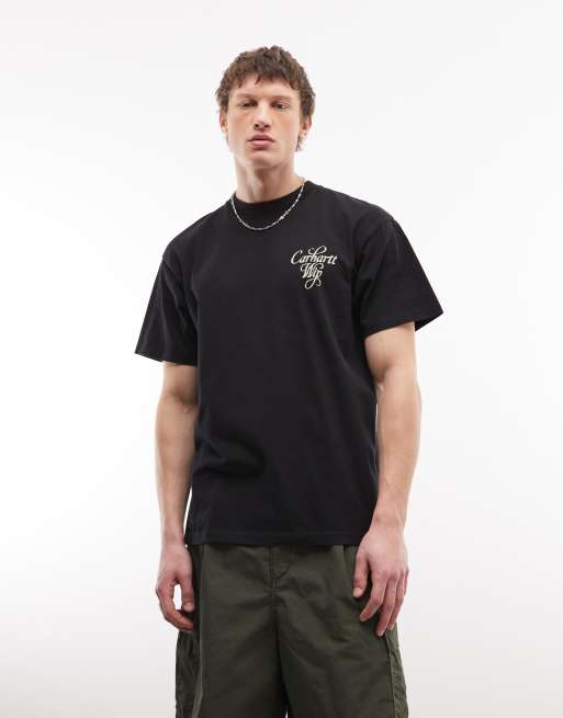 Carhartt WIP – Svart t-shirt med tryck baktill, 2 av 5