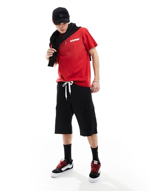 Carhartt WIP – Svarta cargoshorts med normal passform - view 1