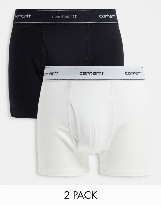 Carhartt WIP – Svarta/vita boxershorts, 2-pack