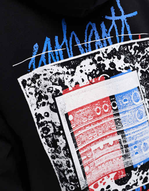 Carhartt WIP - Sweat à capuche à imprimé stéréo - Noir, 4 de 4