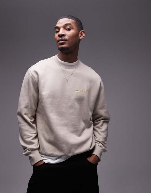 Carhartt WIP - Sweat à imprimé Greatest Flicks - Beige, 2 de 4