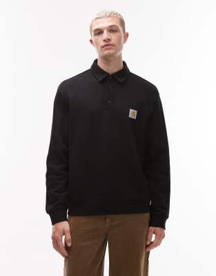 Carhartt WIP - Sweat avec col polo - Noir