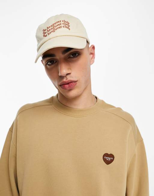 Carhartt WIP - Sweater met opgestikt hartje in bruin