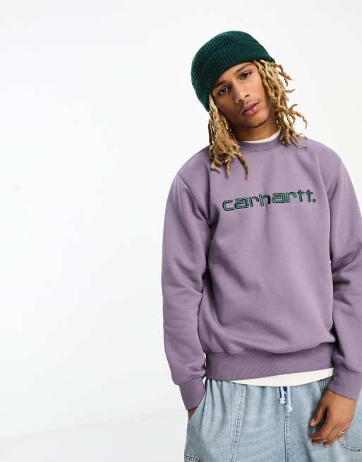 Carhartt WIP Sweatshirt in Lila ASOS