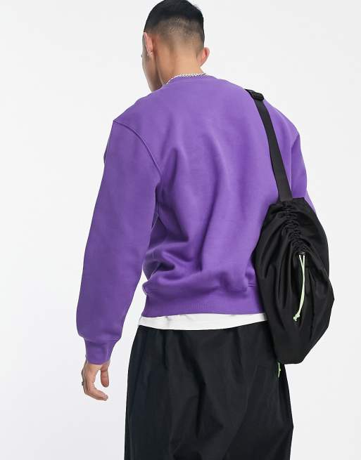 Carhartt WIP – Sweatshirt mit Schriftzug in Lila, 3 von 4