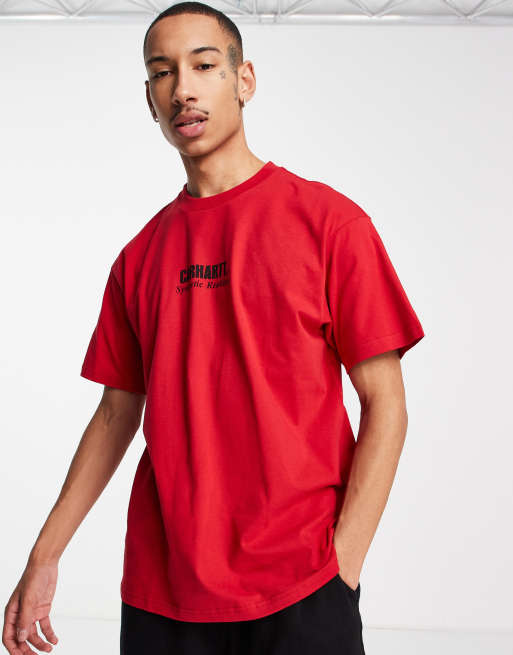 T shirt carhartt rouge new arrivals