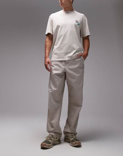 Carhartt WIP single knee pants in dusky beige