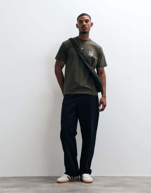 Carhartt WIP t-shirt à imprimé au dos Hourglass kaki, 3 de 5