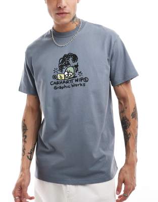 Carhartt WIP - T-shirt à imprimé Graphic Works - Gris