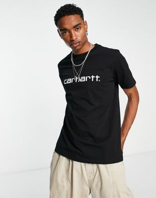 Carhartt WIP script t-shirt in black - ASOS Price Checker