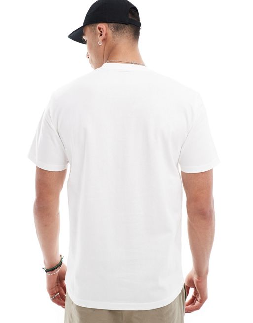 Carhartt WIP - T-shirt à inscription style universitaire - Blanc